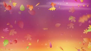 October Glow theme loop, still frame